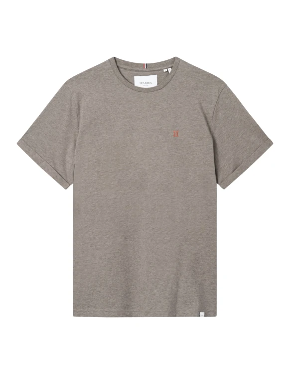 LDM101008 - Nørregaard T-Shirt - 855730-Walnut Mélange-Orange - Extra 0.jpg