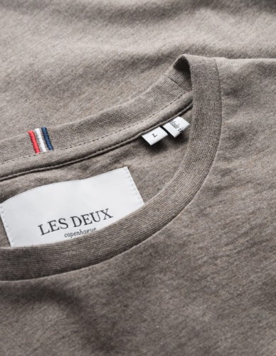 LDM101008 - Nørregaard T-Shirt - 855730-Walnut Mélange-Orange - Extra 1.jpg