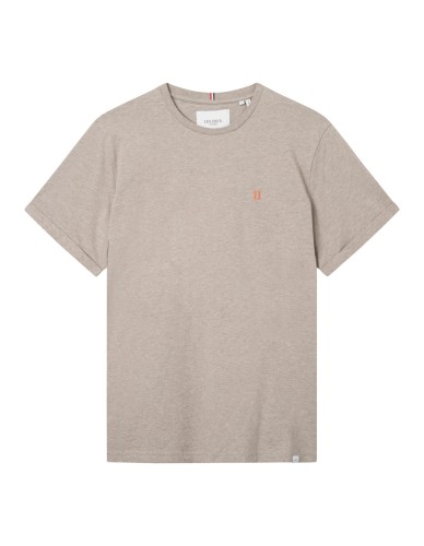 LDM101008 - Nørregaard T-Shirt - 812730-Dark Sand Mélange-Orange - Extra 0.jpg