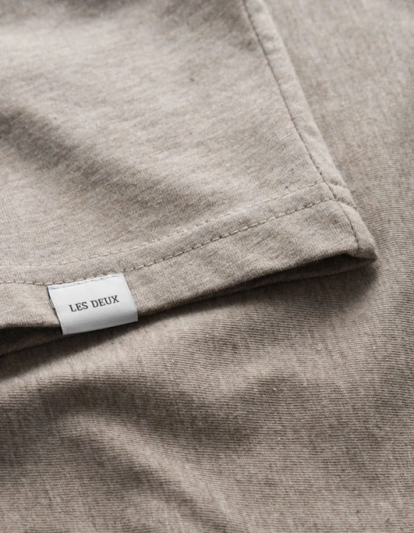 LDM101008 - Nørregaard T-Shirt - 812730-Dark Sand Mélange-Orange - Extra 3.jpg