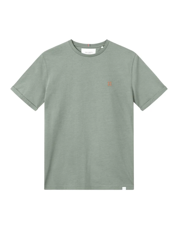 LDM101008 - Nørregaard T-Shirt - 542730-Neutral Green Mélange-Orange - Extra 0.jpg