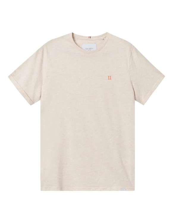 LDM101008 - Nørregaard T-Shirt - 216730-Ivory Mélange-Orange - Extra 0.jpg