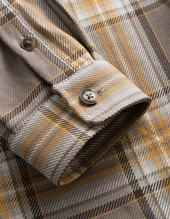 LDM410142 - Keanu Check Twill Shirt - 855215-Walnut-Ivory - Extra 2.jpg